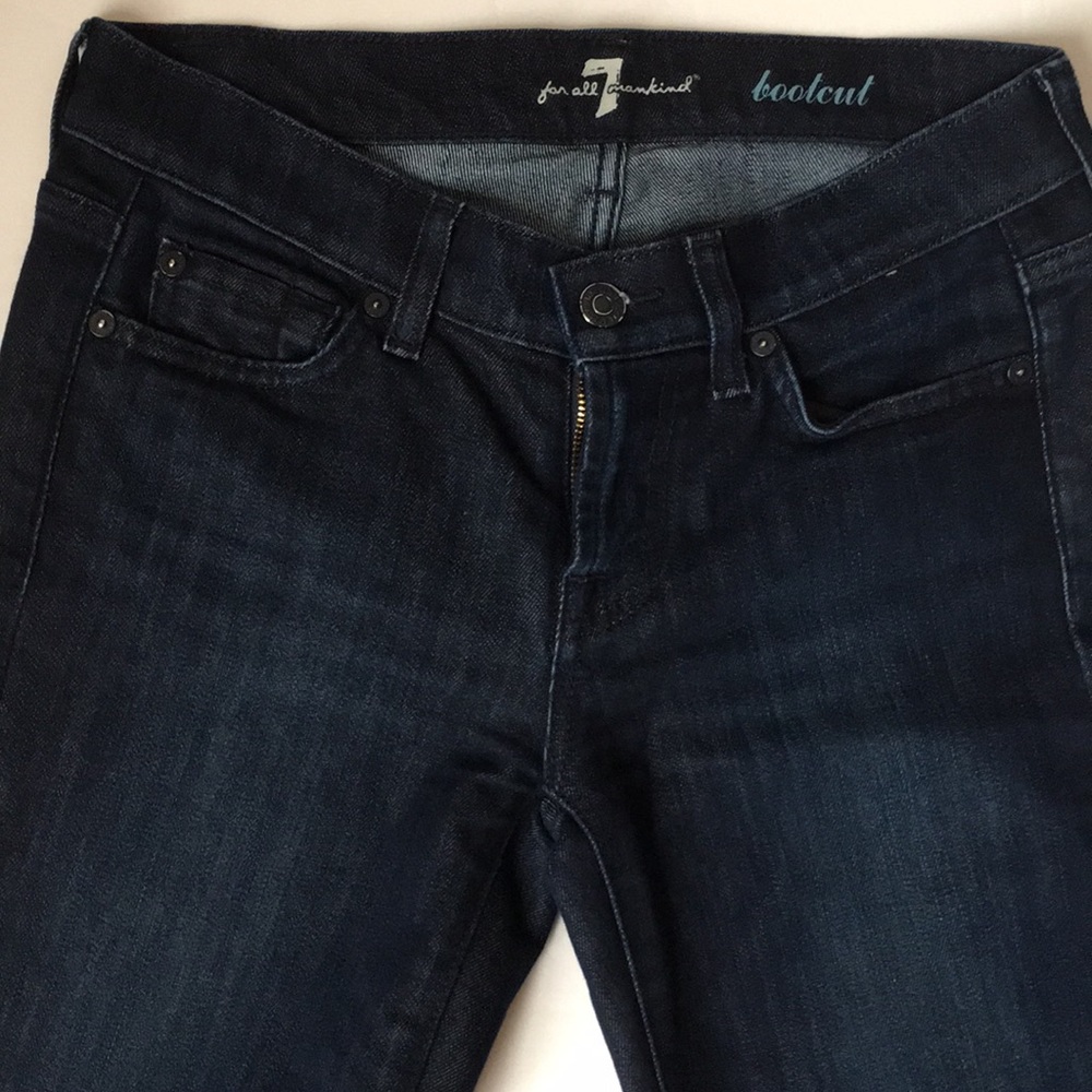 7 FOR ALL MANKIND JEANS BOOTCUT SIZE 25 DENIM